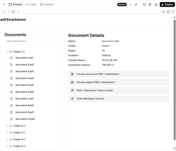 v0 dev first take preview